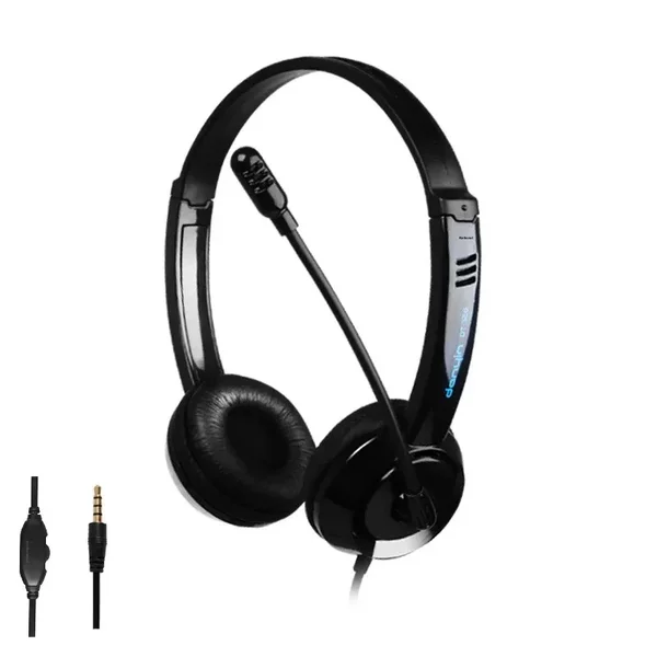 Electric sound DT326 headset computer headset business office wired headset with microphone cross-border factory direct sales