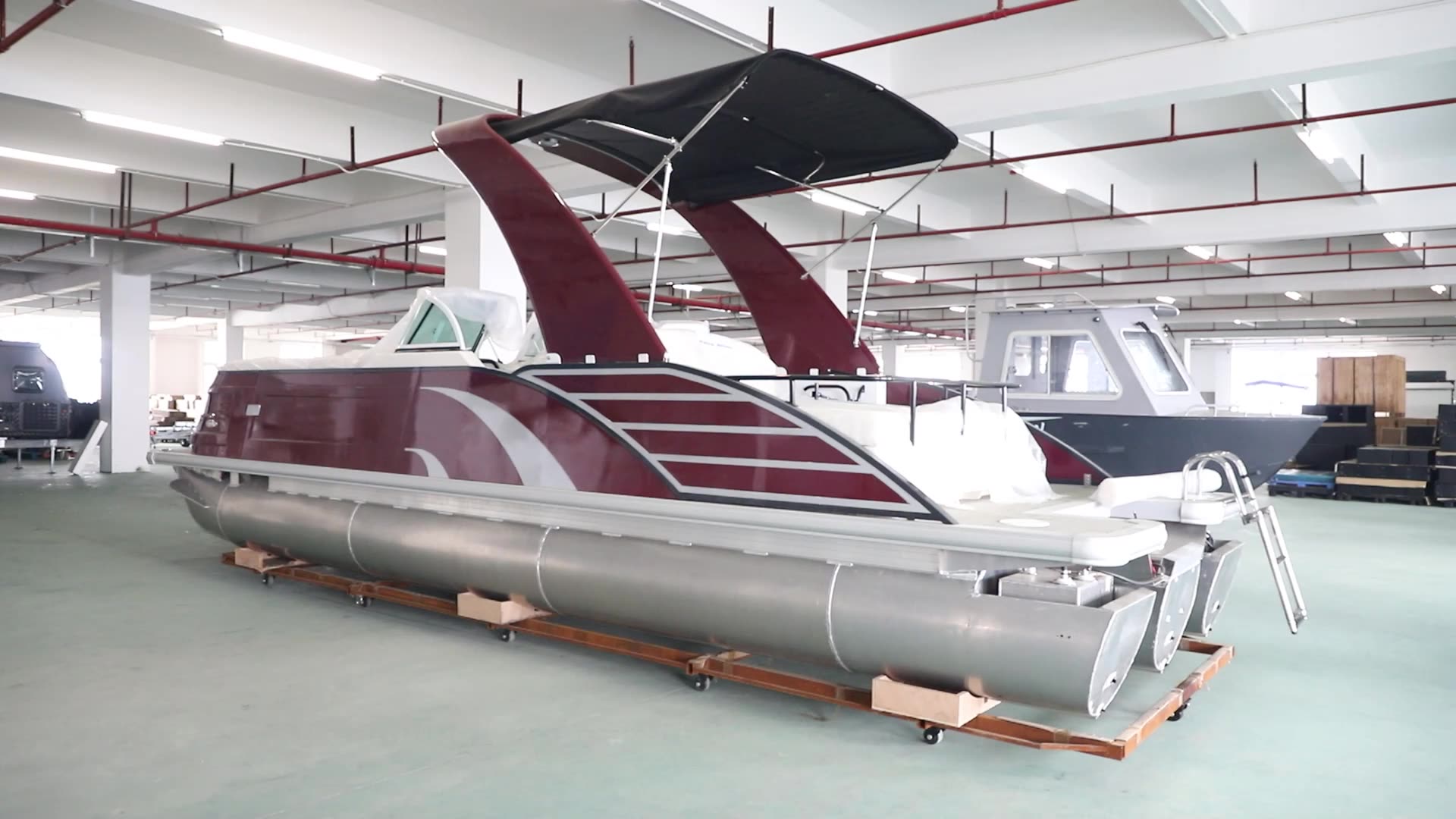 Kinocean Pontoon Boat Factory Recreational Floating Party Yacht Luxury