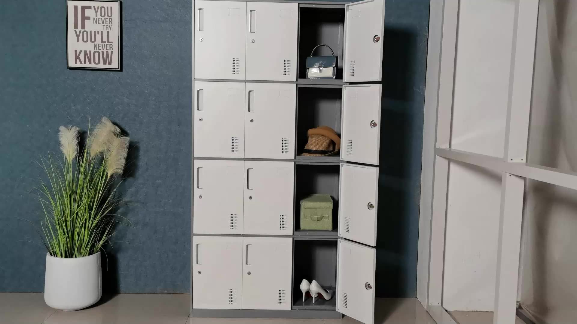 Luoyang Woma Supplier 24 Doors Lockable Steel Locker Key Holder