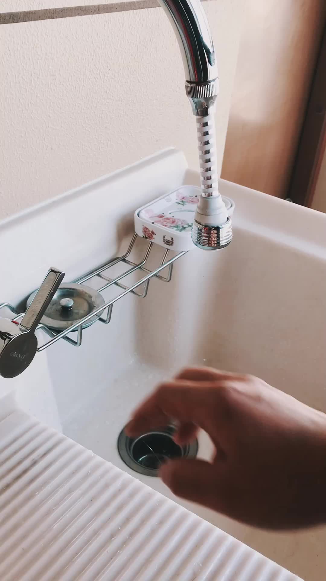 Diy Tap Extender Waterfall Spout Basin Faucet Kitchen Watersaver 360