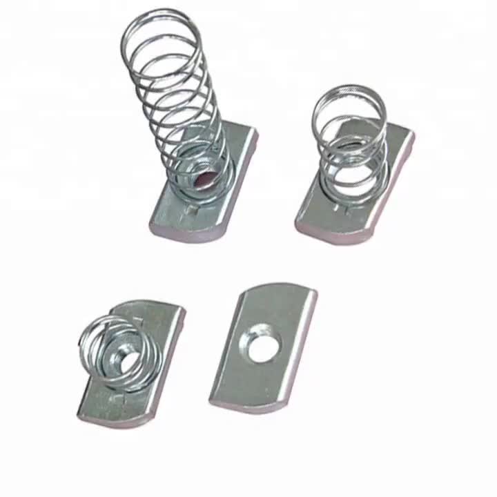 M12 M22 Stainless Steel T Type Spring Channel Lock Nut Buy Spring