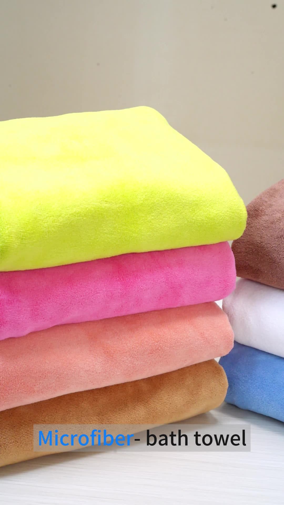 Custom Towel Logo Microfiber Travel Quick Dry Camping Absorbent Hair