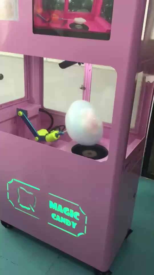 Commercial Food Hygiene Design Robot Made Cotton Candy Machine Sweet