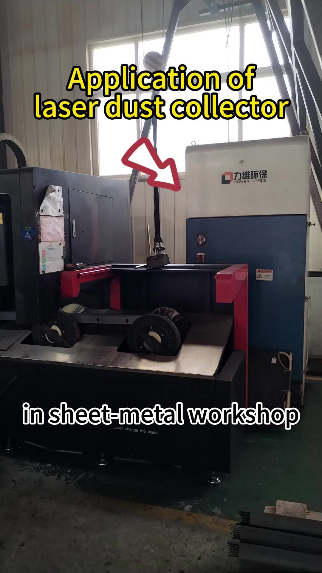 Pulse Jet Cleaning Dust Collector Laser Smoke Filter Laser Cutter