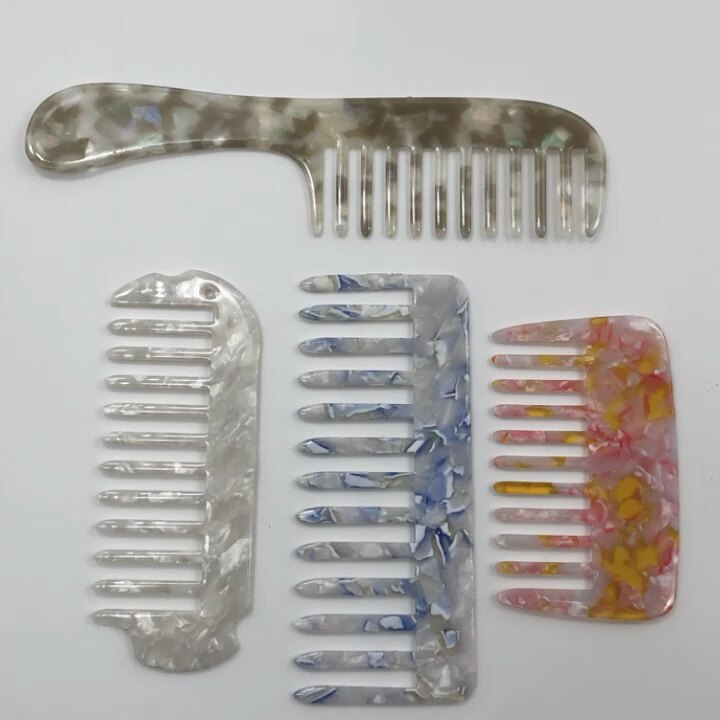 High Quality Wholesale Fashion Cellulose Acetate Hair Comb - Buy ...