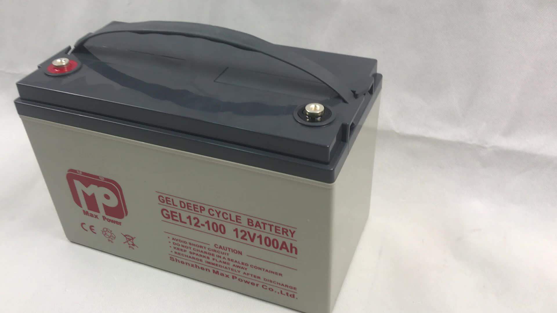 Solar Gel Battery 12v 75ah Lead Acid Ups & Solar Energy System Battery