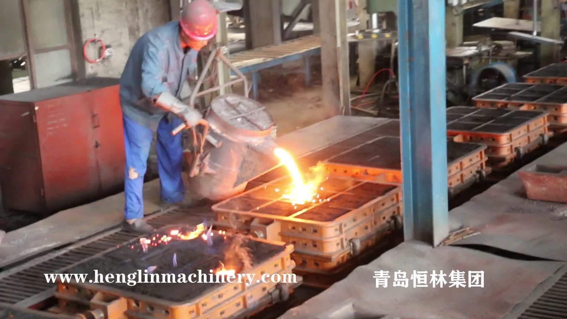 China Foundry Automatic Green Sand Casting Molding Machine For Manhole Cover Buy Sand Casting