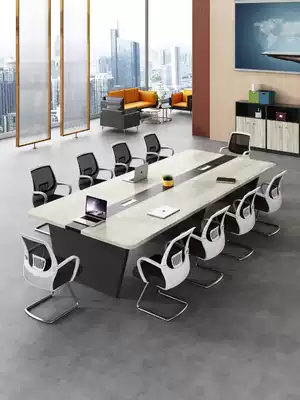 Conference room table long long bar table large conference table long table and chair combination simple modern Workbench small negotiation table