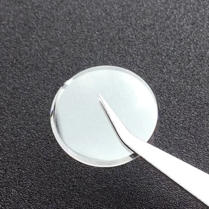 Cristallo Orologio Piatto Rotondo Vetro Zaffiro Sintetico Per Orologi - Rotondo, Spessore 0.8-3.0 Mm, Diametro 20-40 Mm, Ricambio Vetro Zaffiro Spessore 0.8mm - Foto 2