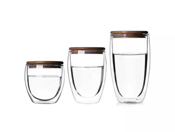 Bulk Colored Drinking Glasses Double Wall Glass Cup Shot Tea Irish