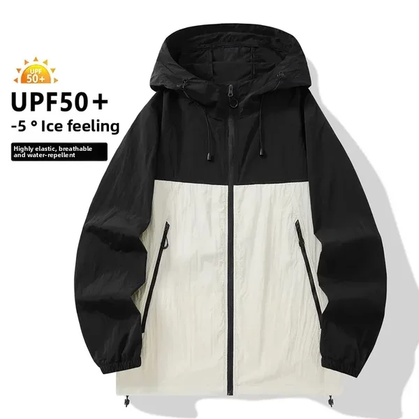 New Style Unisex Hooded Jacket, Men's Skin Jacket, Ultra-Thin Breathable Outdoor Fishing Skin Windbreaker, Fishing Protection