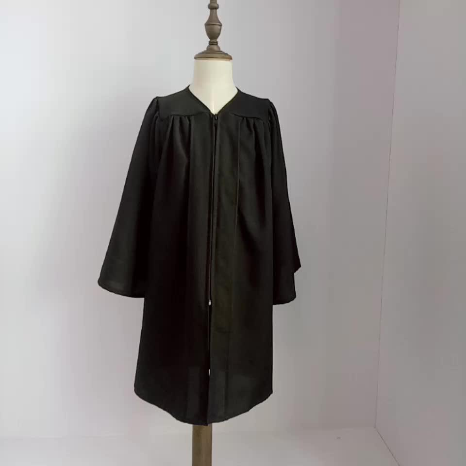 Matte Fabric Graduation Gown Disposable For Kids Buy Graduation Gown