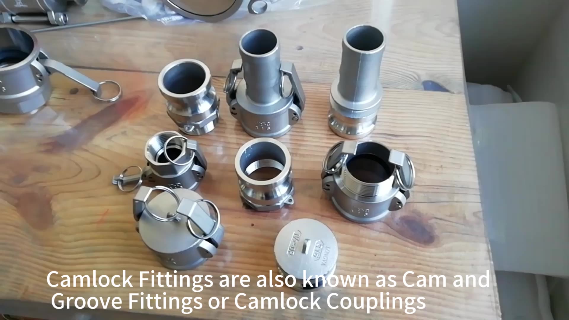 Cam Lock Fittings Stainless Steel Cam Lock Female Coupler X Male Type B