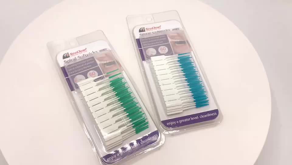 Plastic Silicone Softpicks Original Dental Floss Picks (pack Of 60/30