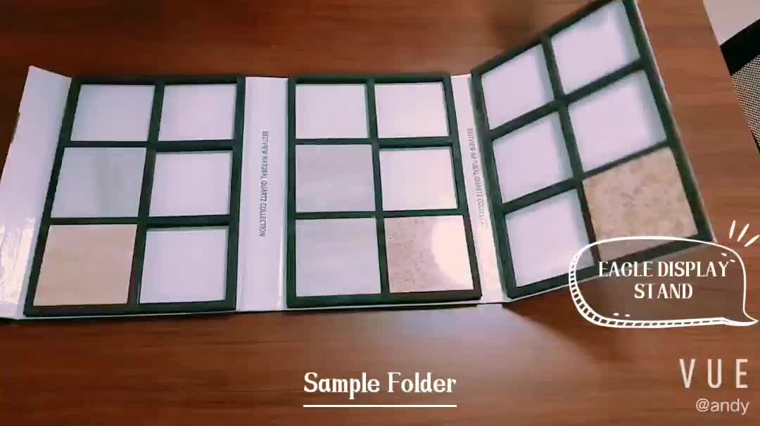 Custom Portable Tile And Stone Sample Display Book Stone Sample Folder