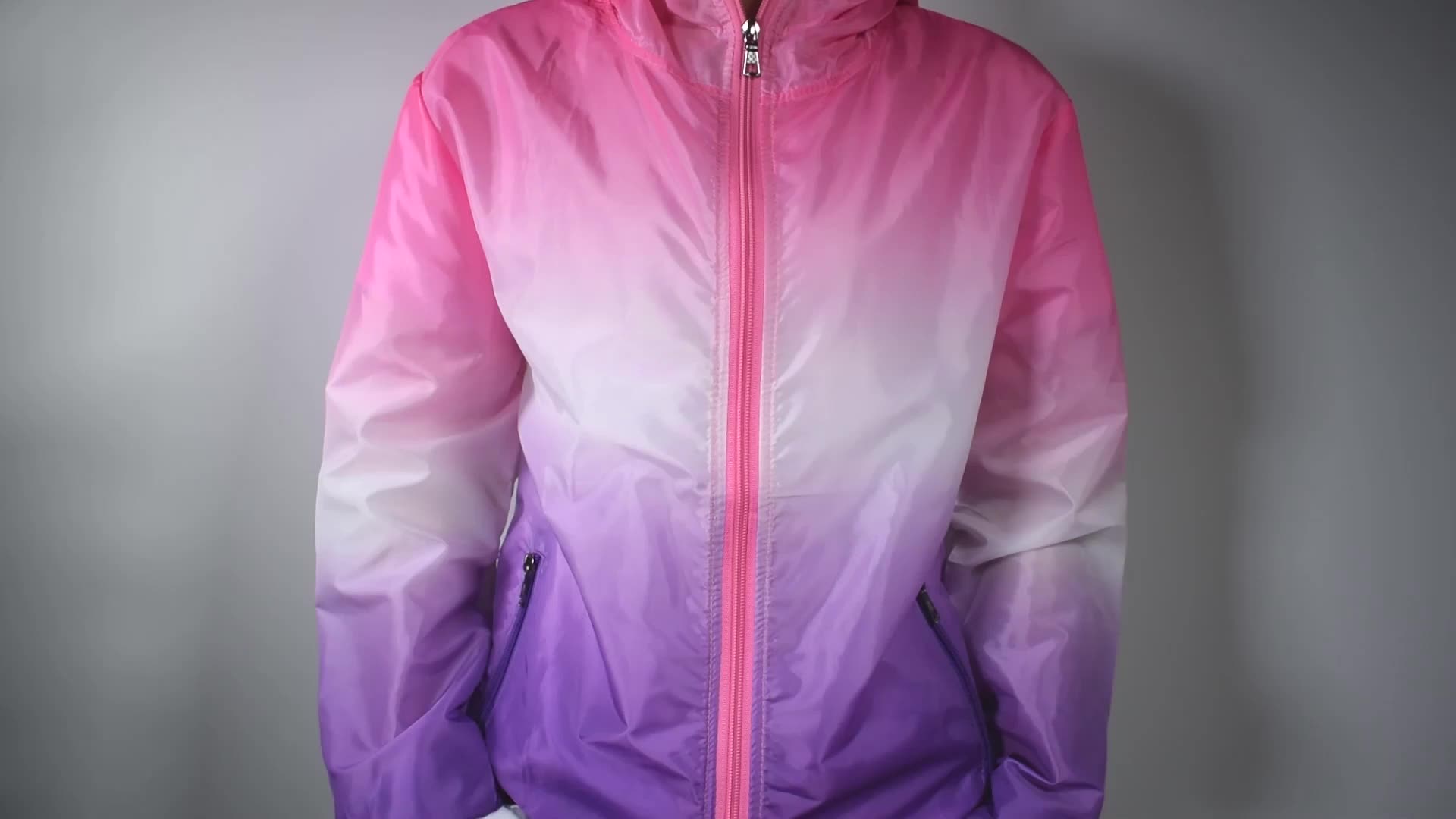 Unisex Nylon Cotton Lined Custom Windbreaker Jacket Buy Nylon Cotton