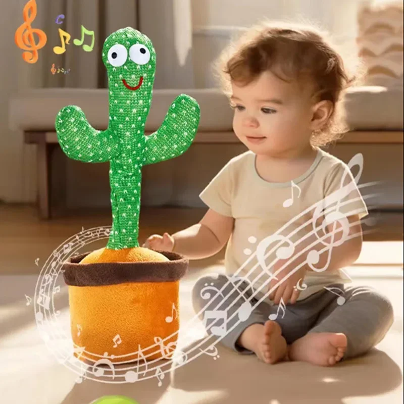 (special Offer) Learn to Talk Toys Dancing Cactus Twisting Cactus Baby Can Sing and Dance Children's Day