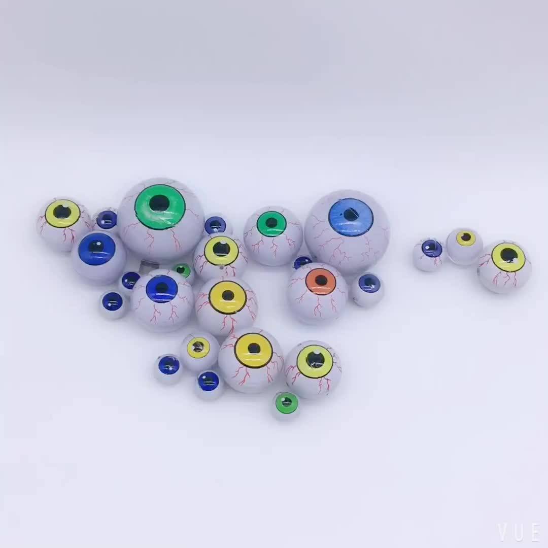 Halloween Eyeballs Scary Bloodshot Eyes luminescent Bloodshot Plastic