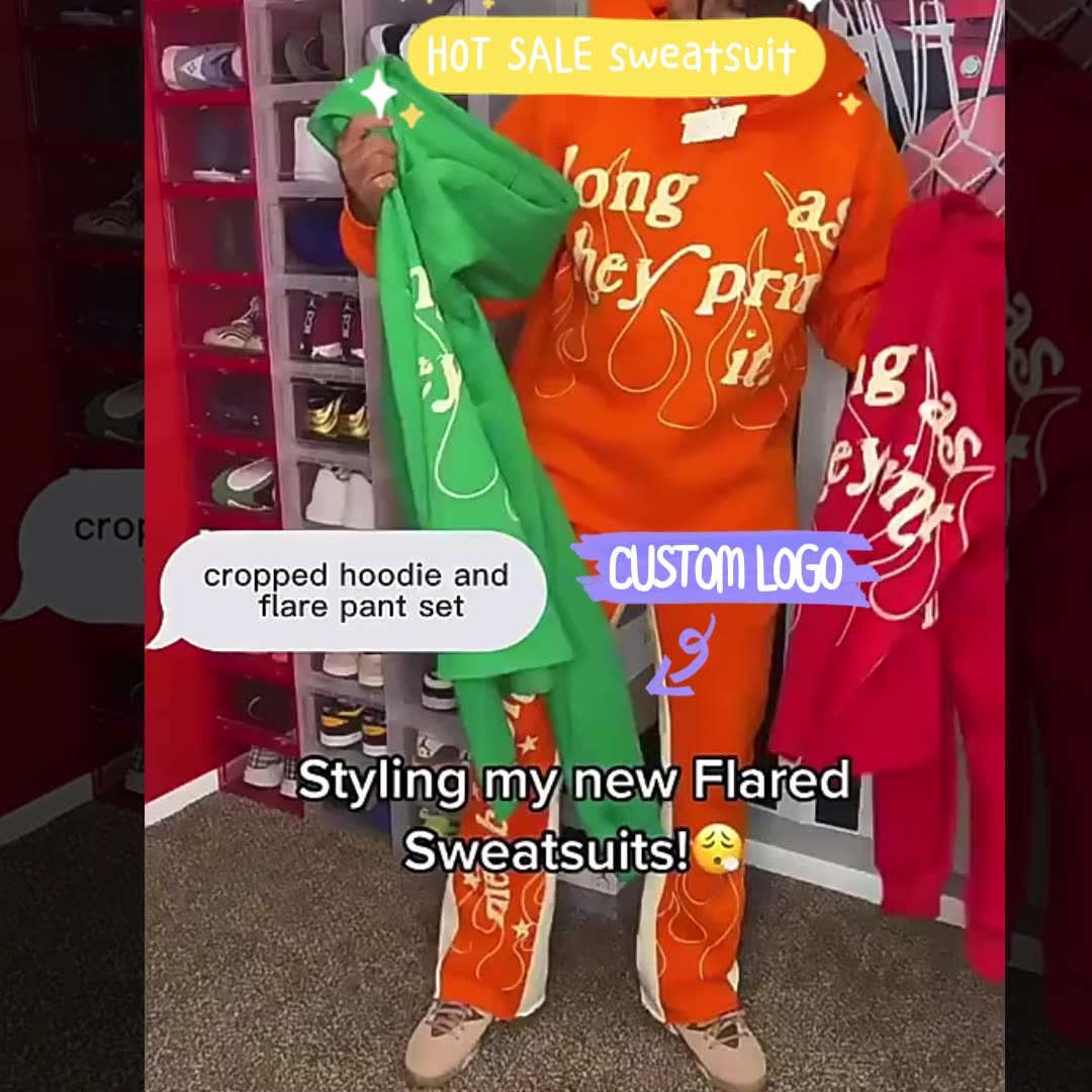 Custom Acid Washed Sweat Suits 100 Cotton French Terry Oversized