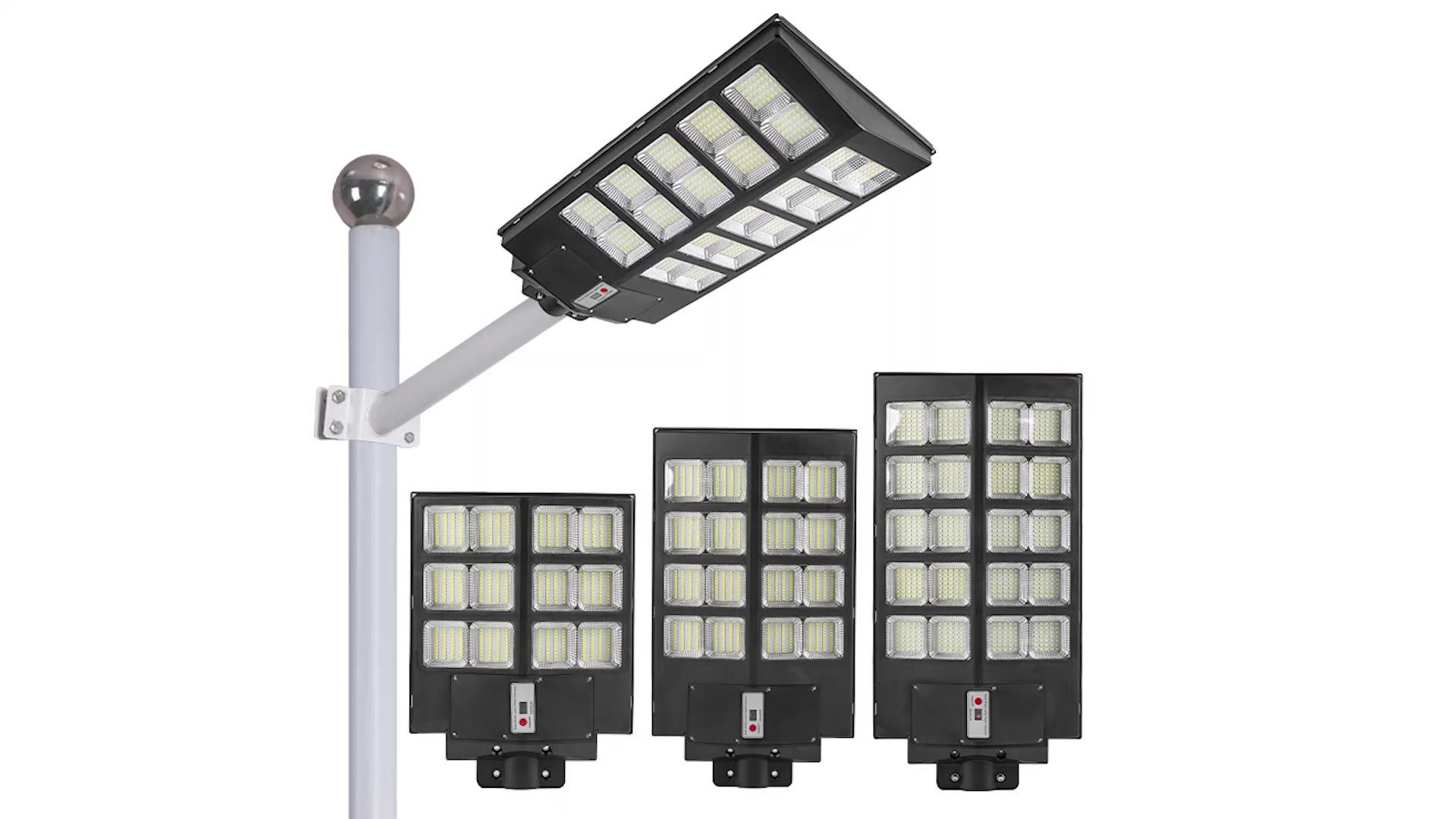 100w 200w 300w Abs Integrated Solar Light Waterproof All In One Led