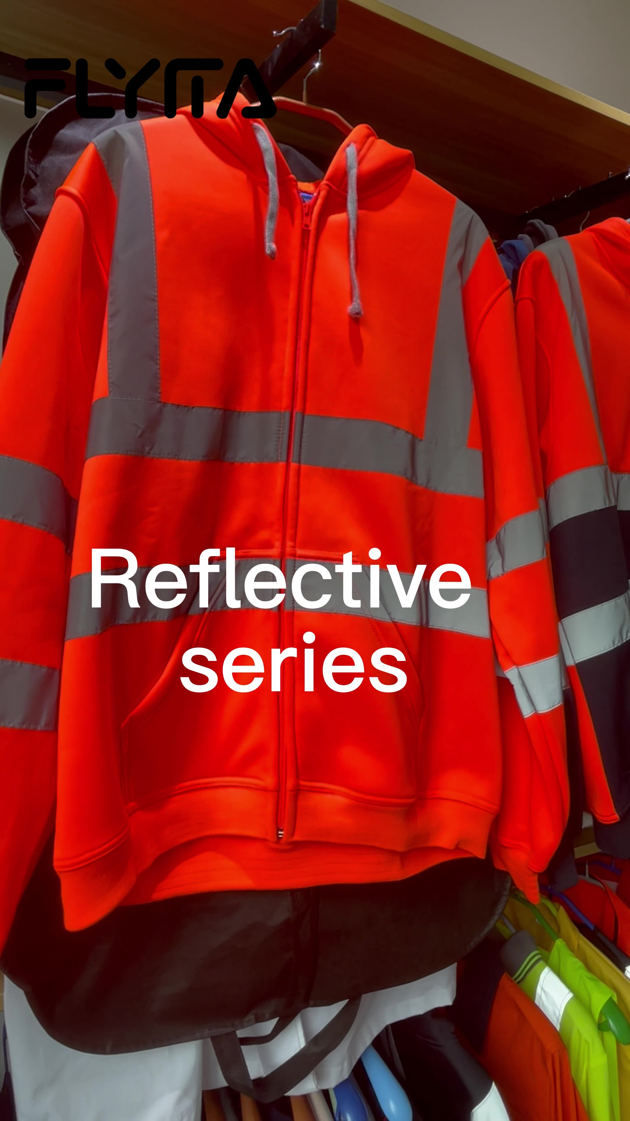 Customized Fireproof Work Safety Reflective Jacket Hivis Reflective