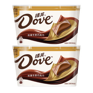 Dove/德芙丝滑牛奶巧克力252gx2