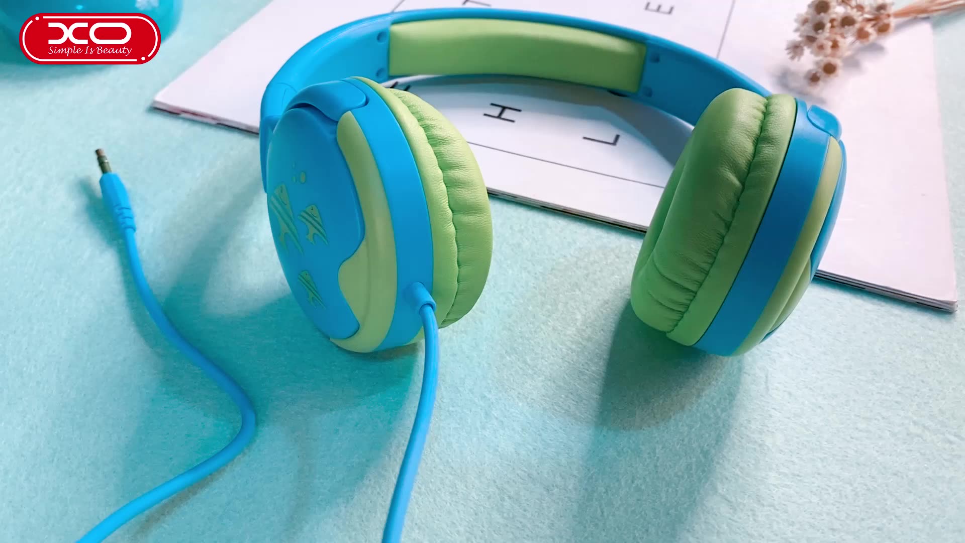 XO Stereo Wired Headphone - Blue