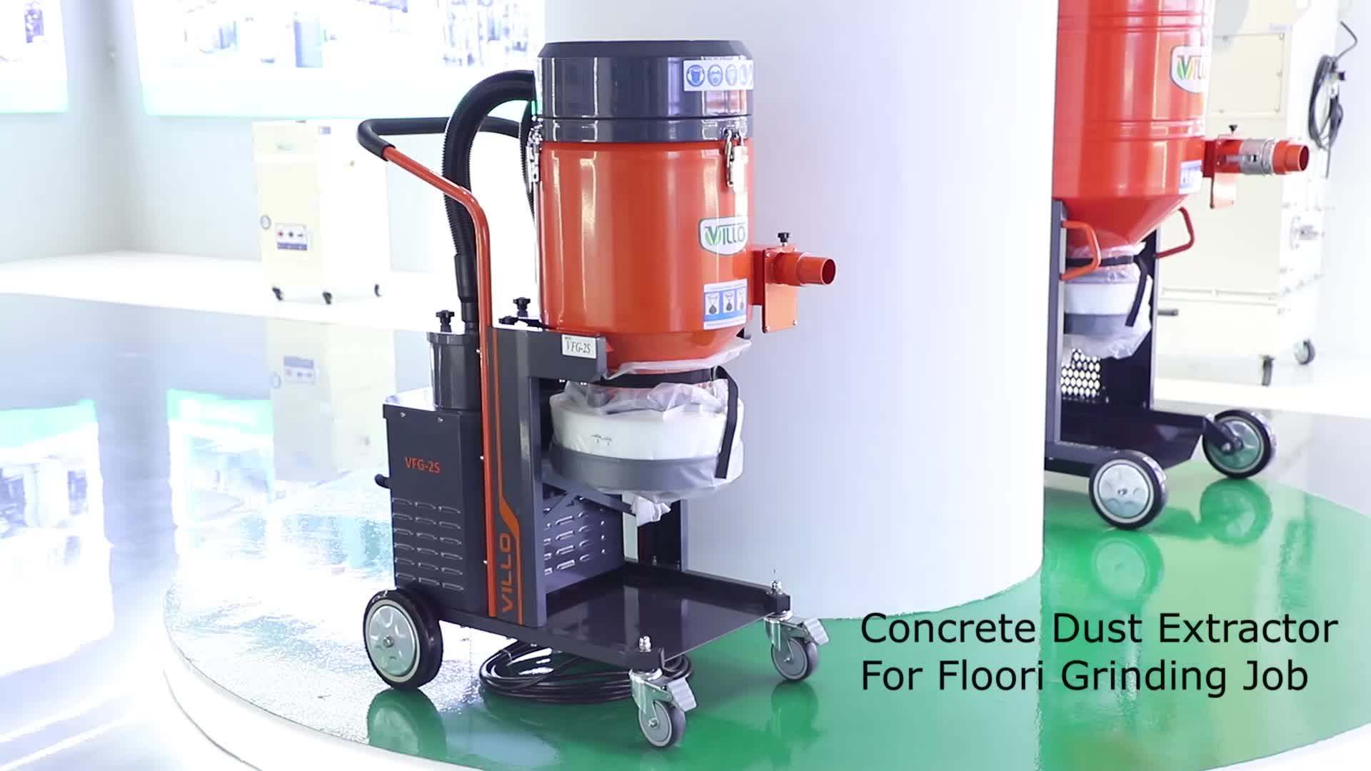 2.2kw Selfcleaning Dust Extractor Concrete Industrial Vacuum Cleaner