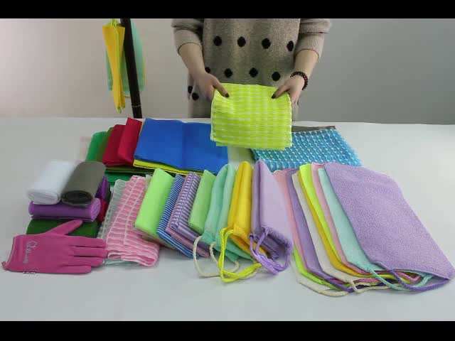 110cm Hard Weave Cure Series Japanese Exfoliating Bath Towel from OHE Green