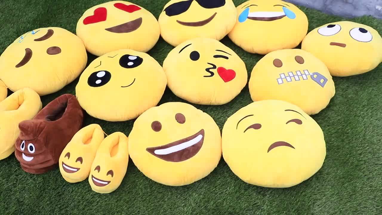 Cheap Plush Emoji Pillows Stuffed Whatsapp Emoji Cushions Buy Emoji