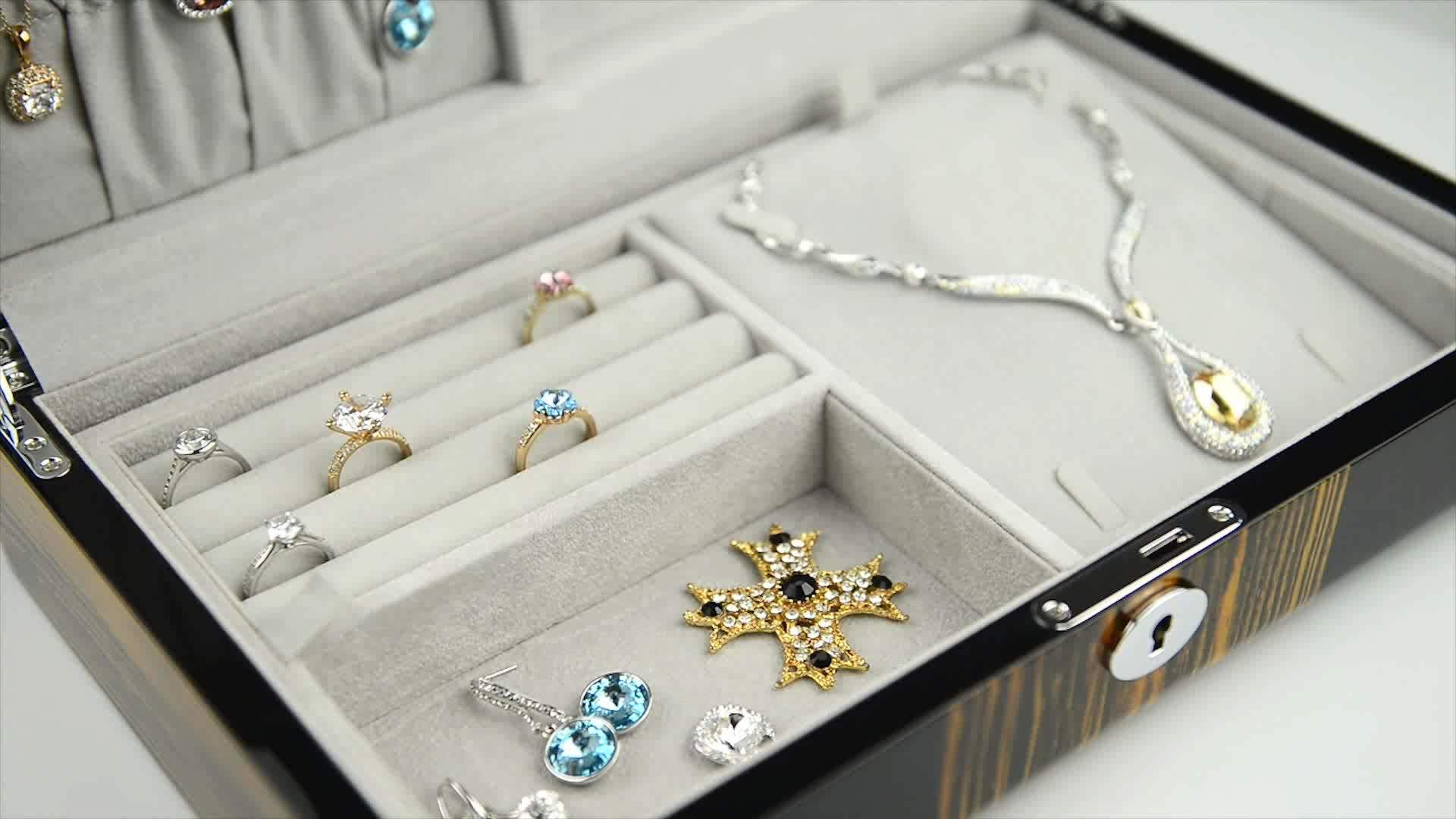 Fanxi New Design Multifunctional Storage And Display Jewelry Cases