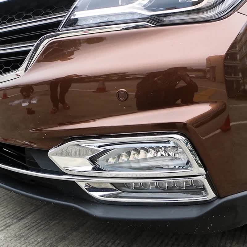 17, đoạn 730 Baojun hộp đèn sương mù phía trước che sương mù 730 Baojun mới dành riêng ABS điều chỉnh mạ thanh nổi bật trang trí Phụ kiện xe ô tô