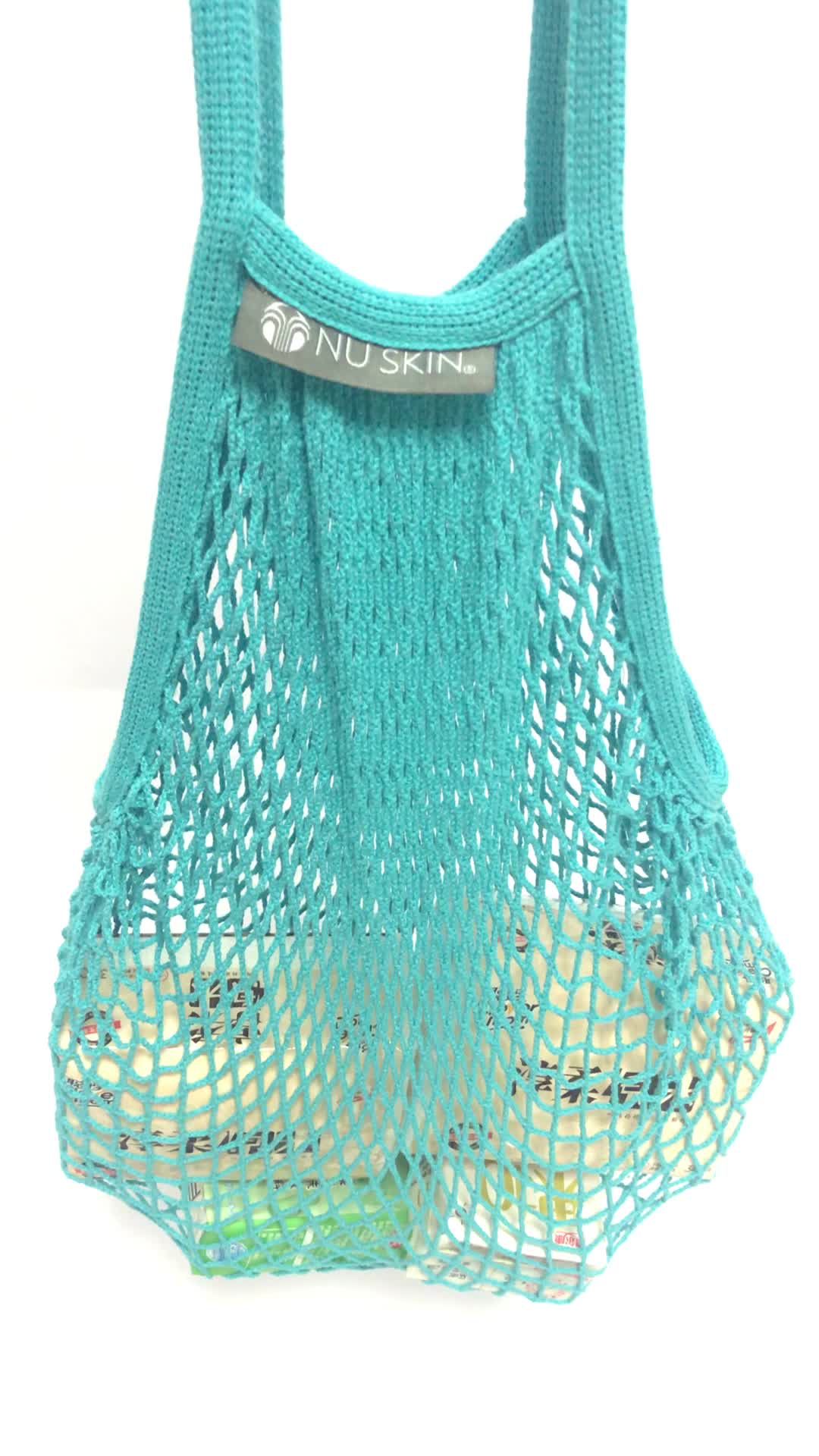 Custom Small Eco Friendly Reusable Produce Organic 100 Cotton Fruit