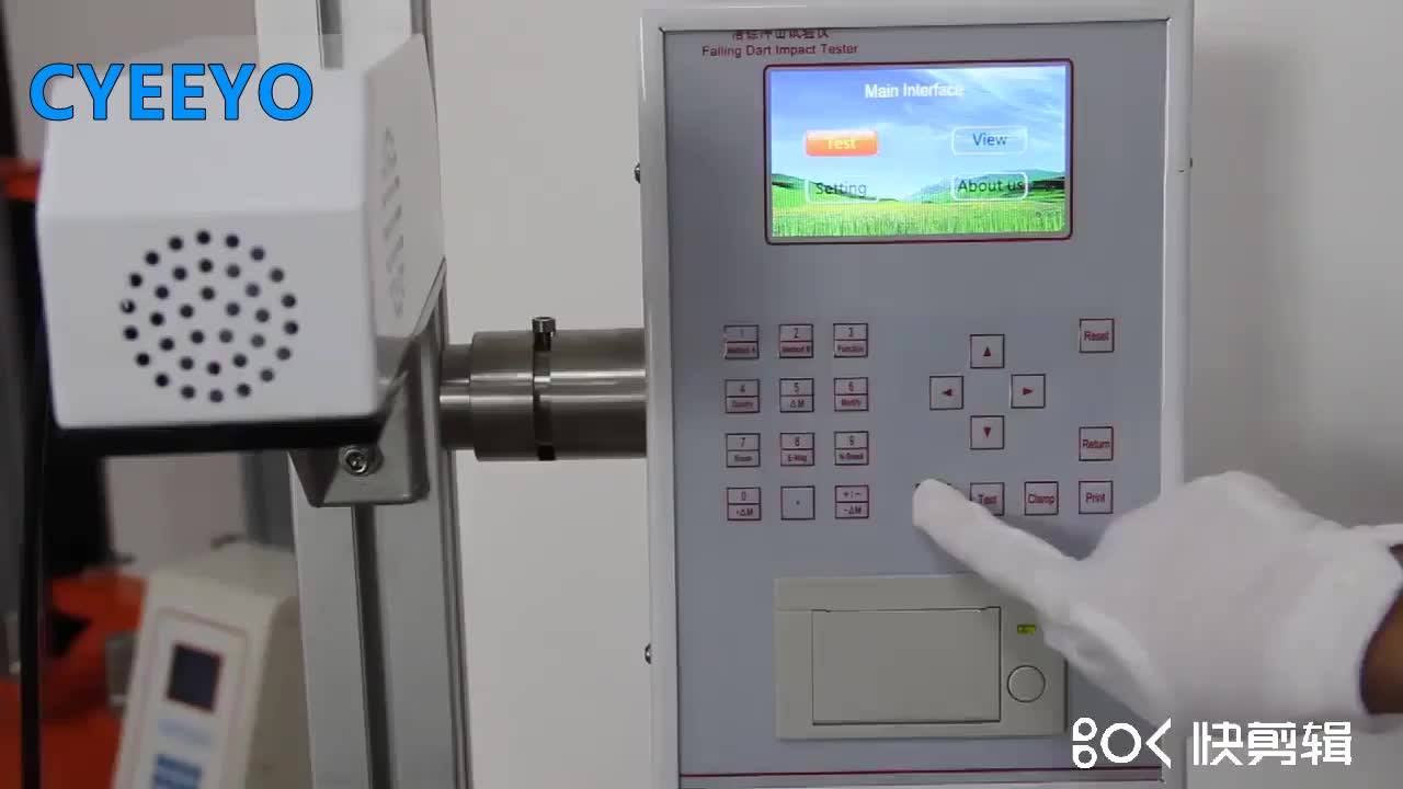 Digital Falling Plastic Film Dart Drop Weight Impact Tester Test