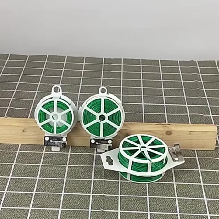 Allpurpose Garden Wire Garden 100m Wire Plant Ties With Trimmer,Black