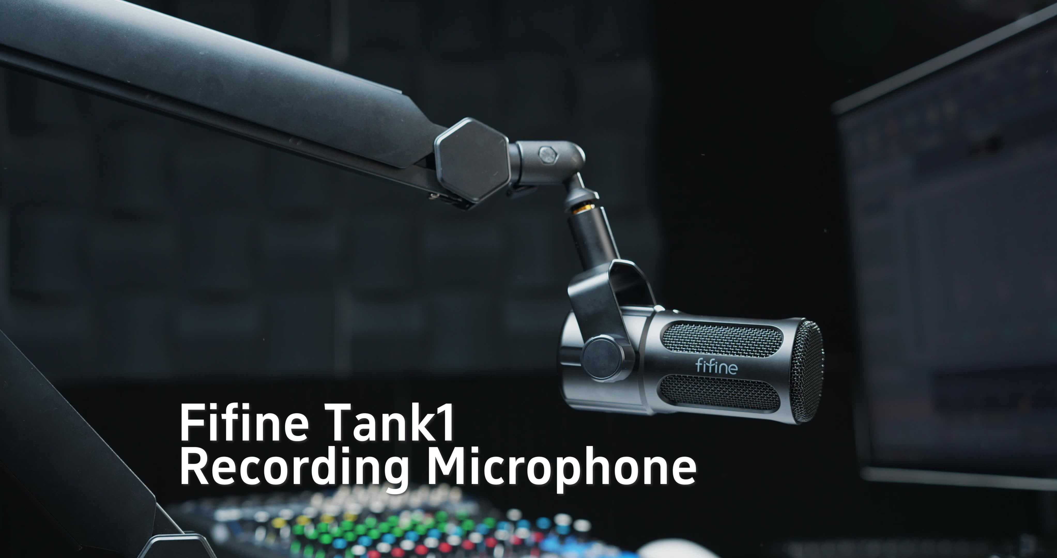 Fifine Tank1 ローカットミッドブーストスイッチ搭載オールメタル