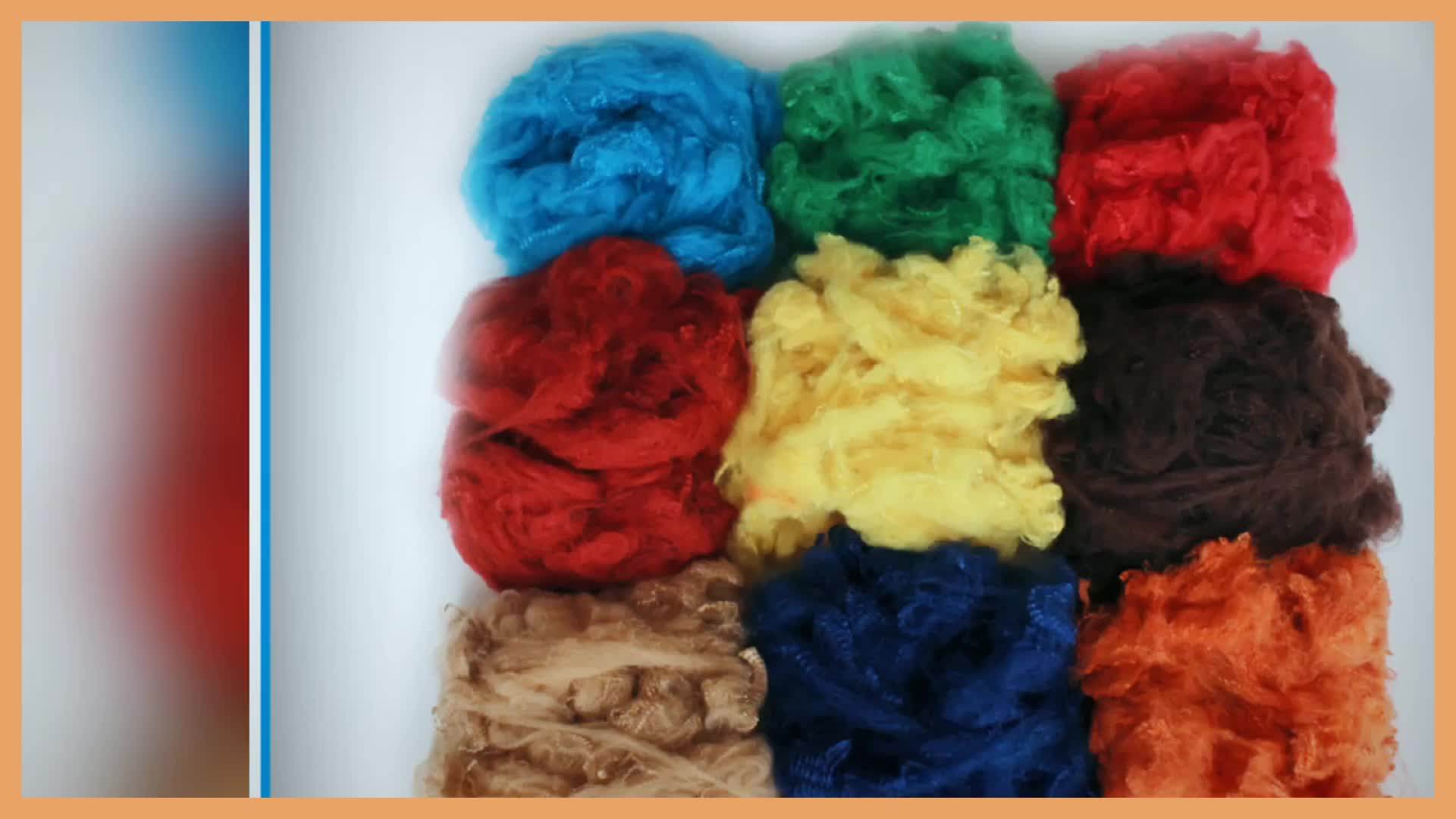 100% Recycled Black Polyester Staple Fiber/psf Manufacturer In China