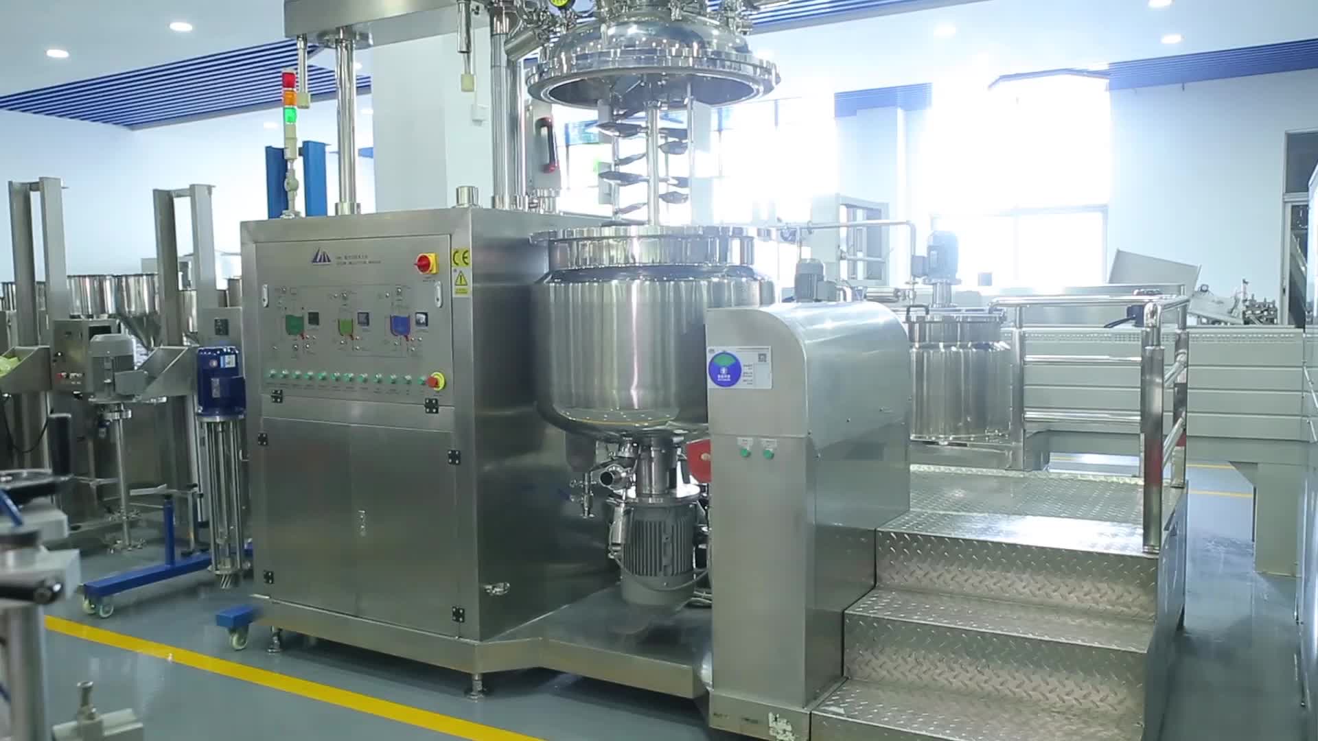 China Manufacturer Full Automatic 10l Body Lotion Emulsion Machine