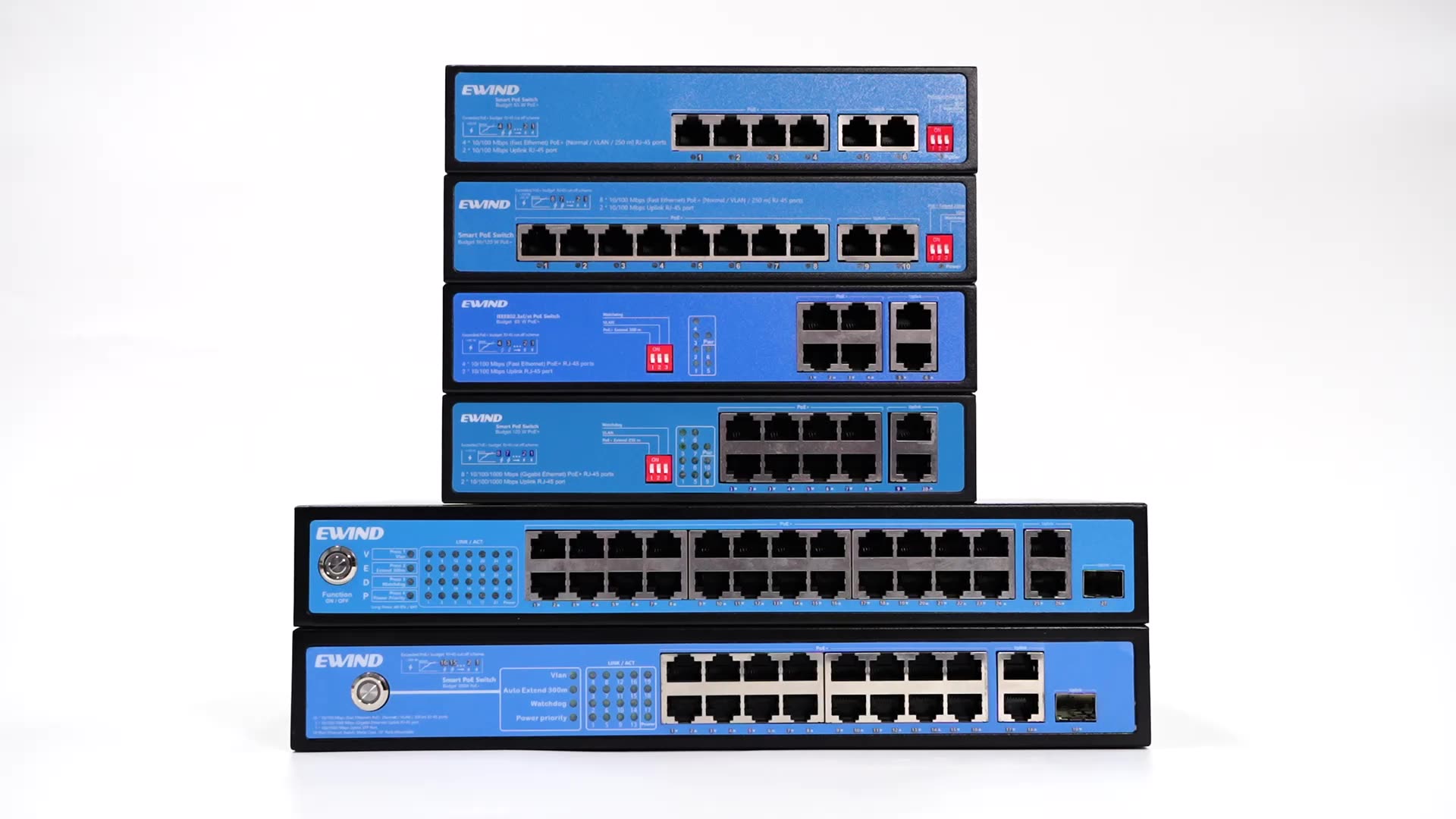 16/24/48 Ports Rj45 Vlan Hub Full Gigabit Network Switch Desktop Office