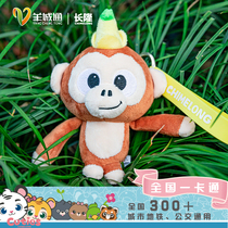 (National all-in-one card) Yangchengtong joint orangutan plush doll