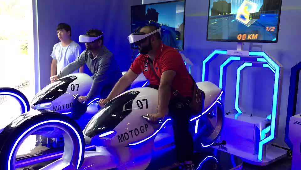 Amusement Park Interactive 9d Vr Motor Game Machine Realidad Virtual