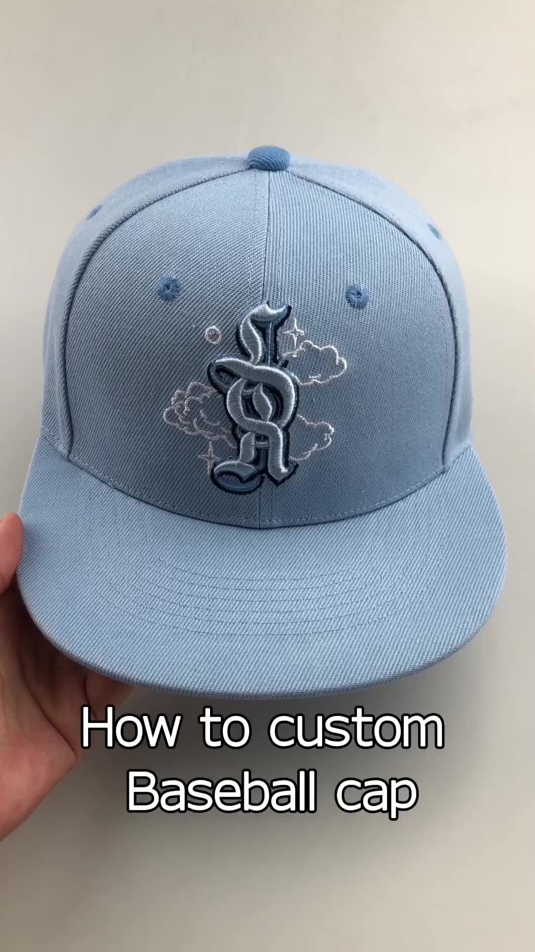 Hot Sale New Fitted Hats Blank Hip Hop Snapback Custom Embroidery Logo