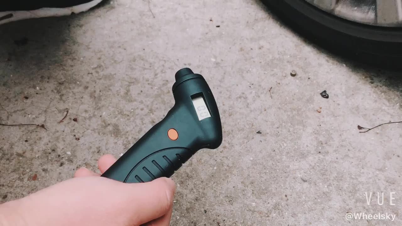 Wheelsky Popular Basic Designs With Backlit Led Car Digital Tyre