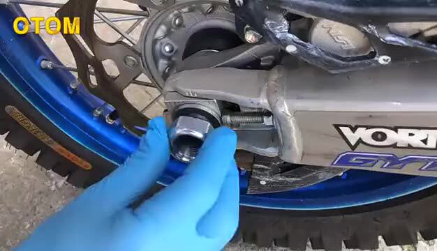 OTOM Motorcycle Front Rear Axle Nut Wheel Screw M18/M22 Bolt For