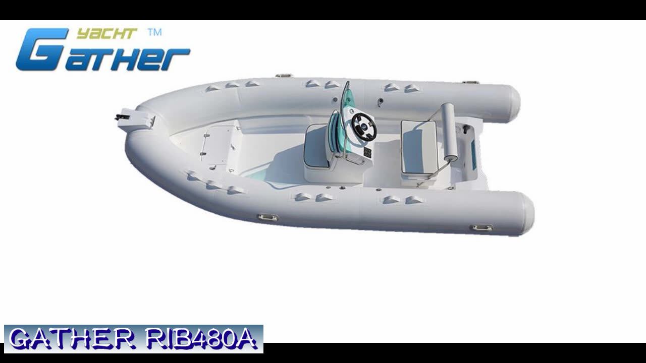 Gather Yacht Ce 16ft 480cm Center Console Rib Boat For Sale Buy Center Console Rib Boat,Rib