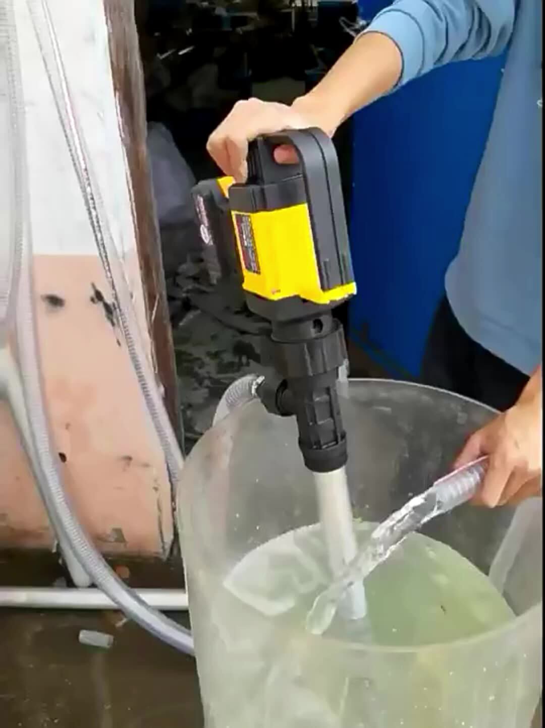 220v Portable Cordless Chemical Pump Electric High Viscosity Liquid