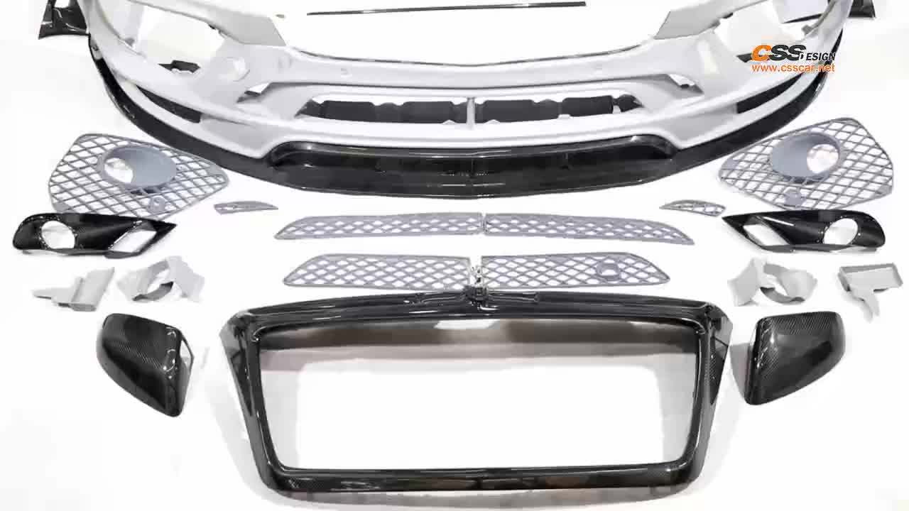 Carbon Fiber&fiberglass Body Kit Parts Front Bumper Rear Bumper Side
