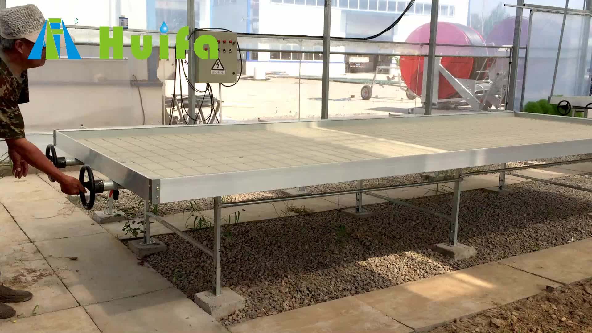 Farm Equipment Growing Hydroponic Commercial Greenhouse Flood Tables