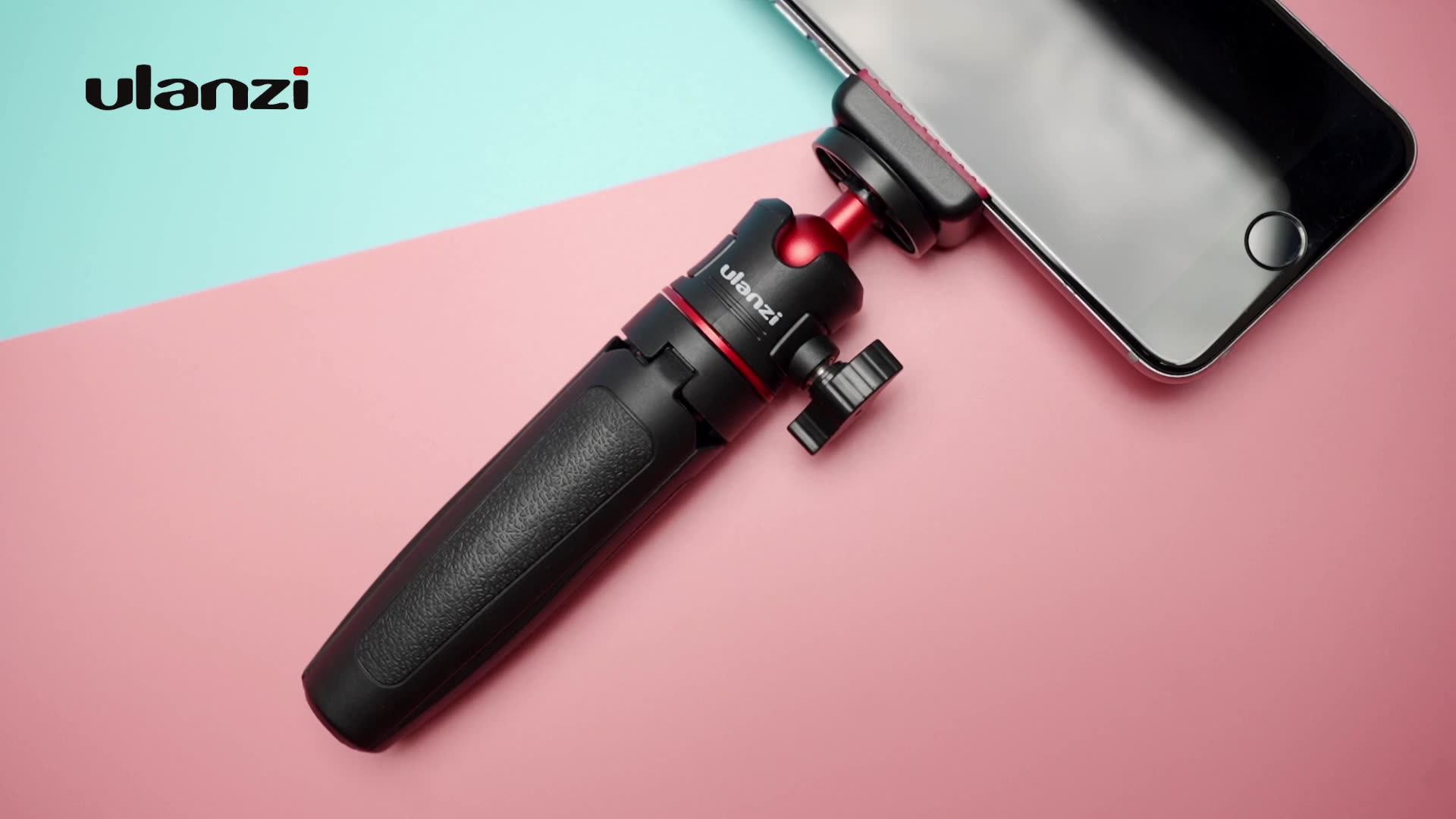 Ulanzi MT-08 Foldable Mini Tripod Mount 1/4'' Tripod Monopod Hand