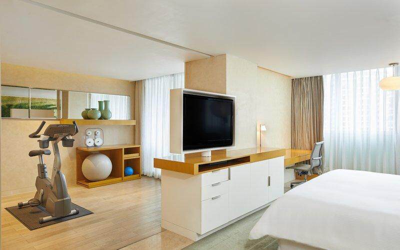 Guest room at Westin Sport Hotel in Yutian Westin Hotel in Shenzhen